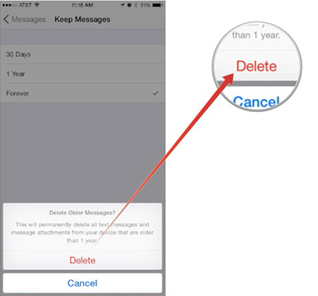 Delete A Single Text Message on your iPhone
